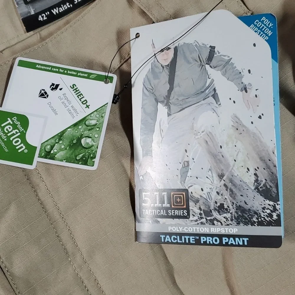 NEW NWT 5.11 Taclite Pro Ripstop Tactical Pants TDU Khaki 42x32‎